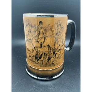 Vintage‎ Arthur Wood, Ye Olde Coaching & Hunting Days, Tankard/Mug-Dogs Horses